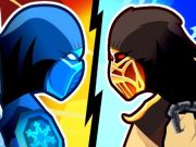 Permainan Stickman Kombat 2d secara online