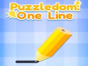 Permainan Puzzledom: Satu baris secara online