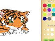 Permainan Buku Mewarnai Bayi Harimau secara online