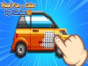 Permainan Pixel warna menyenangkan dengan nomor secara online