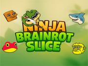 Permainan Ninja Brainrot Slice secara online
