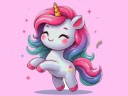 Permainan Tantangan mewarnai unicorn secara online