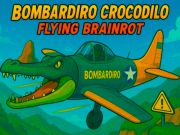 Permainan Bombardiro Crocodilo Flying Brainrot secara online