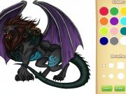 Permainan Buku mewarnai naga chimera secara online