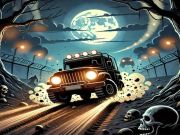 Permainan Mobil balap menghancurkan zombie secara online