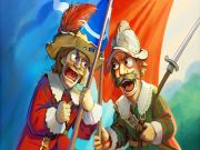Permainan Musketeers bubuk mesiu vs baja secara online