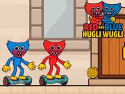Permainan Hugli merah dan biru wugli secara online