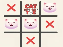 Permainan Kucing Tic Tac Toe secara online