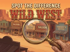 Permainan Temukan Perbedaannya di Wild West secara online