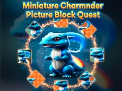 Permainan Quest Blok Gambar Miniatur Charmander secara online