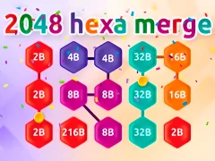 Permainan Penggabungan Rantai Hex 2048 secara online
