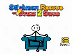 Permainan Stickman Rescue Draw 2 Save secara online