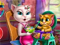 Permainan Angela: Memberi Makan Balita secara online Permainan Angela: Memberi Makan Balita secara online