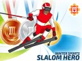 Permainan Olahraga Musim Dingin: Pahlawan Slalom secara online