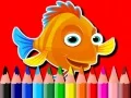 Permainan Kembali ke Sekolah: Buku Mewarnai Ikan secara online