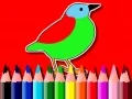 Permainan Kembali ke Sekolah: Buku Mewarnai Burung secara online