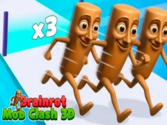 Permainan Brainrot Mob Clash 3D secara online
