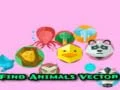 Permainan Temukan Hewan Vektor secara online