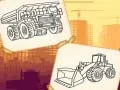 Permainan Mewarnai Truk Konstruksi secara online