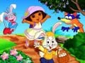 Permainan Dora Selamat Paskah. Temukan perbedaannya secara online Permainan Dora Selamat Paskah. Temukan perbedaannya secara online