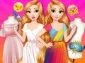Permainan Mewarnai Kostum Putri secara online