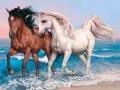 Permainan Puzzle Hewan: Kuda secara online Permainan Puzzle Hewan: Kuda secara online