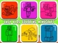 Permainan Mewarnai Anak yang Mudah Minecraft secara online