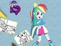 Permainan Buku Mewarnai Equestria Girls secara online Permainan Buku Mewarnai Equestria Girls secara online