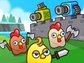 Permainan Gabungkan Meriam: Pertahanan Ayam secara online