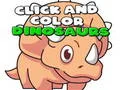 Permainan Klik dan Warnai Dinosaurus secara online Permainan Klik dan Warnai Dinosaurus secara online