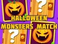 Permainan Halloween Monsters Match secara online