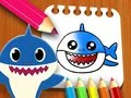 Permainan Buku Mewarnai Baby Shark secara online