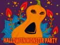 Permainan Puzzle Pesta Monster Halloween secara online Permainan Puzzle Pesta Monster Halloween secara online