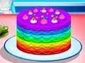 Permainan Memasak Kue Pelangi secara online