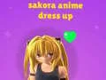 Permainan Sakora: Pakaian Anime secara online