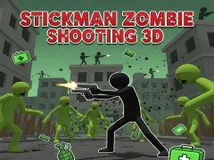 Permainan Penembakan Zombie Stickman 3D secara online