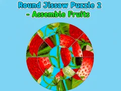 Permainan Puzzle Jigsaw Bulat 2 — Merakit Buah secara online