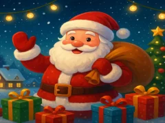 Permainan Santa Mengumpulkan hadiah secara online