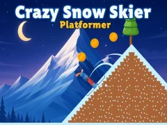 Permainan Pemain Ski Salju Gila: Platformer secara online