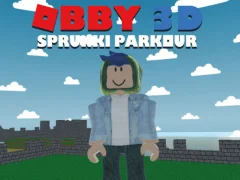 Permainan OBBY 3D Sprunki Parkour secara online