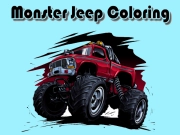 Permainan Pewarnaan monster jip secara online