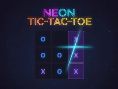 Permainan Neon Tic-Tac-Toe secara online