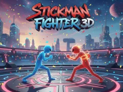 Permainan Pejuang Stickman 3D secara online