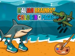 Permainan Halaman Mewarnai Brainrot Italia secara online