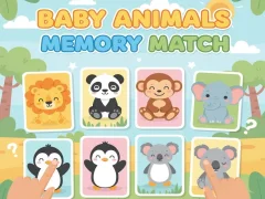 Permainan Pertandingan Memori Bayi Hewan secara online Permainan Pertandingan Memori Bayi Hewan secara online