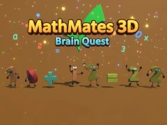 Permainan MathMates 3D: Pencarian Otak secara online