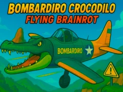 Permainan Bombardiro Crocodilo Flying Brainrot secara online