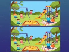 Permainan Temukan perbedaan yang berbeda 1 secara online