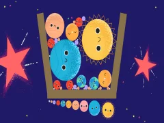 Permainan Gabungkan planet secara online Permainan Gabungkan planet secara online