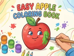 Permainan Buku Mewarnai Apple yang Mudah secara online